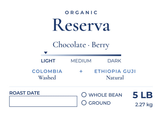 Organic Reserva (Roastd Private Label) - Specialty Coffee Blend